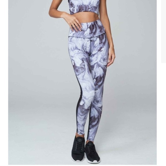 Varley Kingman Royal Marble Mesh High Rise Legging NWT - Picture 11 of 12